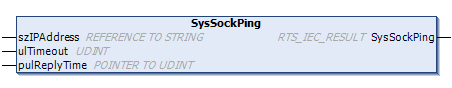 SysSockPing函数块